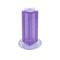 Azar Displays Four-sided 4'' W x 12'' H Pegboard Tower with Revolving 9'' Base, Purple 700220-PUR - alternate 1
